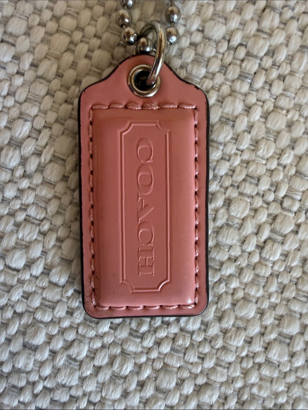 Coach Light Pink and Dusty Rose Hang  Tag Duo - Picture 5 of 11
